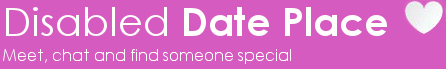 logo disabledateplace.co.uk, meet, chat and find someone special
